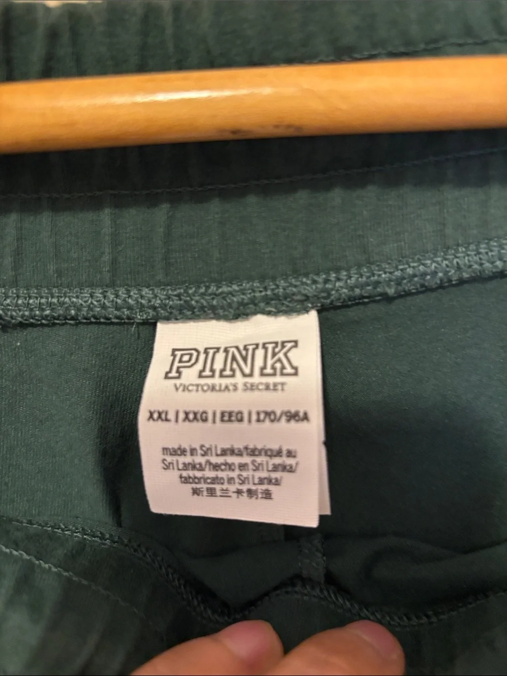 PINK Victorias Secret forest green